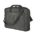Maletin portatil Trust Primo Negro / Hasta 16 pulg. / Correa al hombro ajustable / Compartimento principal acolchado  21551
