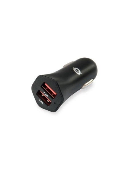 Cargador de coche-mechero Usb x2 / 24w / Carden04b / Conceptronic