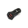 Cargador de coche-mechero Usb x2 / 24w / Carden04b / Conceptronic