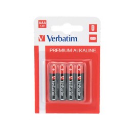 Pilas Verbatim Alcalinas LR03 AAA  1.5v (4 unid.) / 049920-46