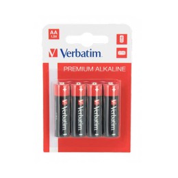 Pilas Verbatim Alcalinas LR06 AA  1.5v (4 unid.) / 049921-46