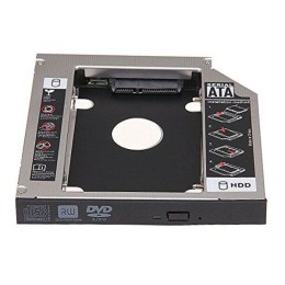 Adaptador aluminio HDD/SSD 9.5mm a portatil de 12.7mm  Nanocable / C-10.99.0102