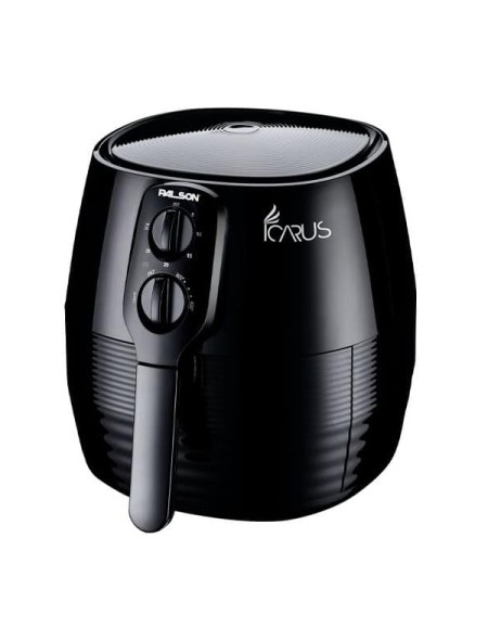 ÷ Freidora por aire sin aceite palson icarus 30644 color negro 5litros 1400w