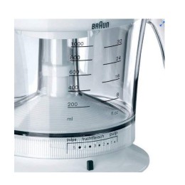÷ Exprimidor braun mpz9 color blanco 20w vaso 1l apto para lavavajillas