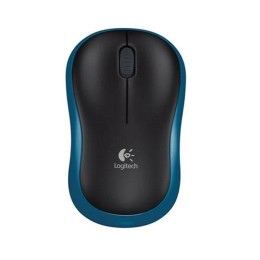 ÷ Mouse logitech wireless m185 blue p/n:910-002236